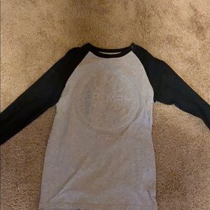 Grey batman shirt with pop out logo